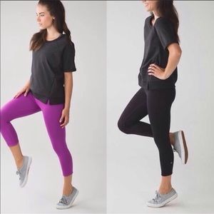 ♥️ EUC♥️ LULULEMON Wunder Under reversible crop